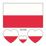 Tattoos - Country Flag Temporary Tattoo